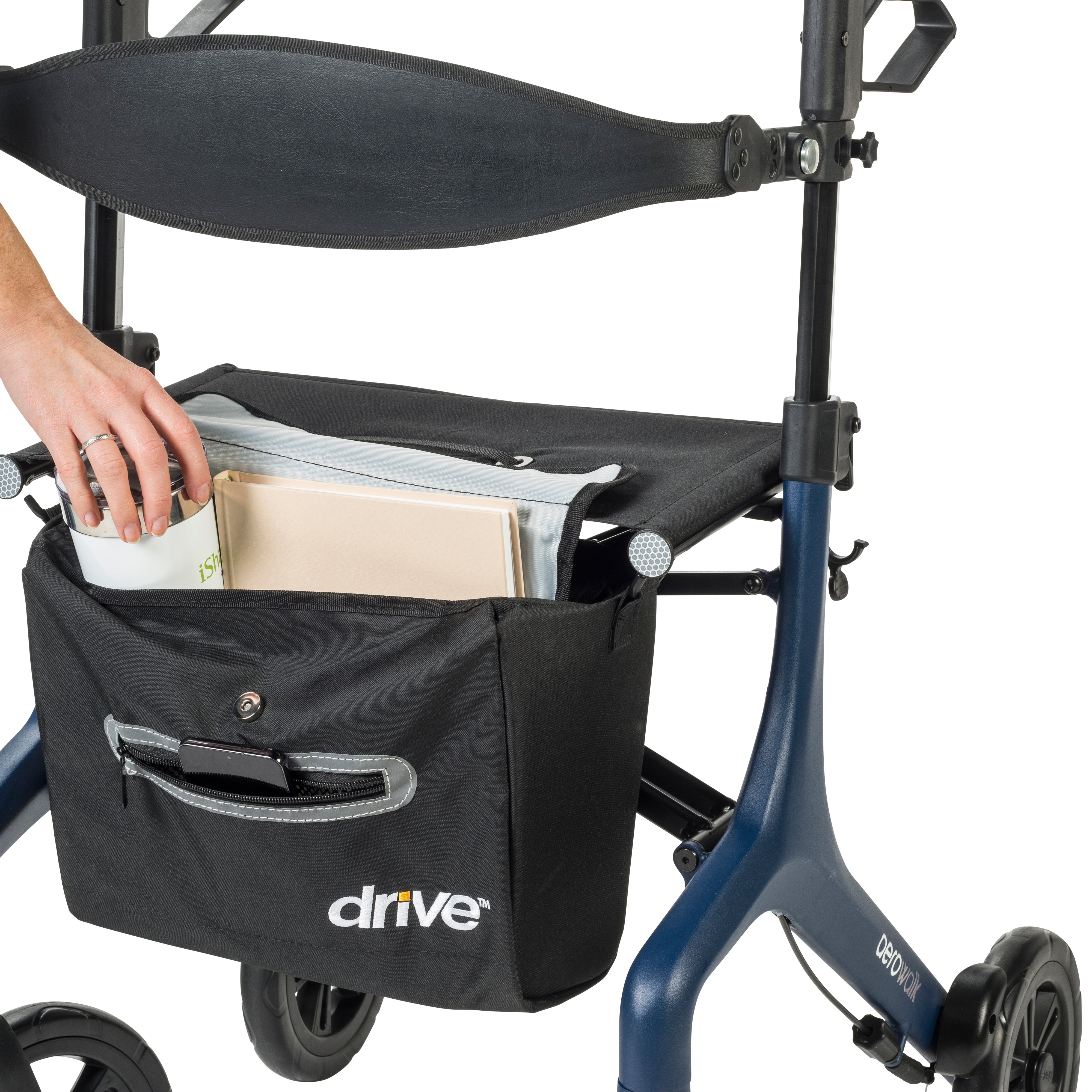 Drive Medical AeroWalk Ultra-Lite Rollator Rolling Walker