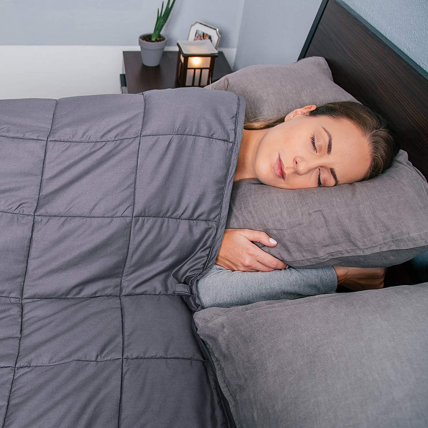 Compass Health Bed Buddy Weighted Blanket, Adult Size