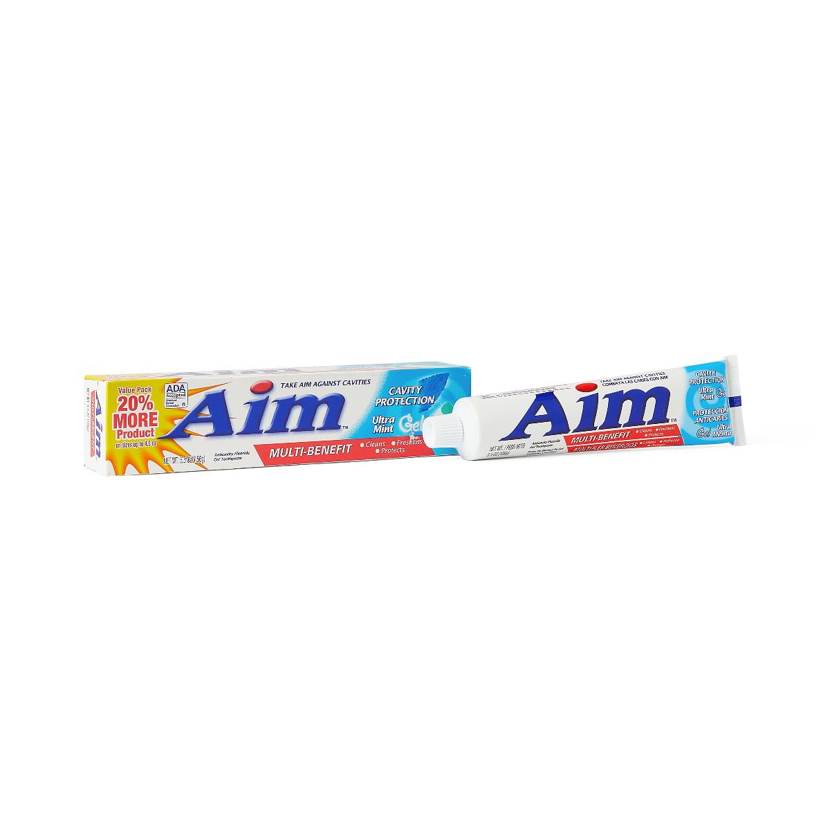Medline Aim Anticavity Toothpaste Gel