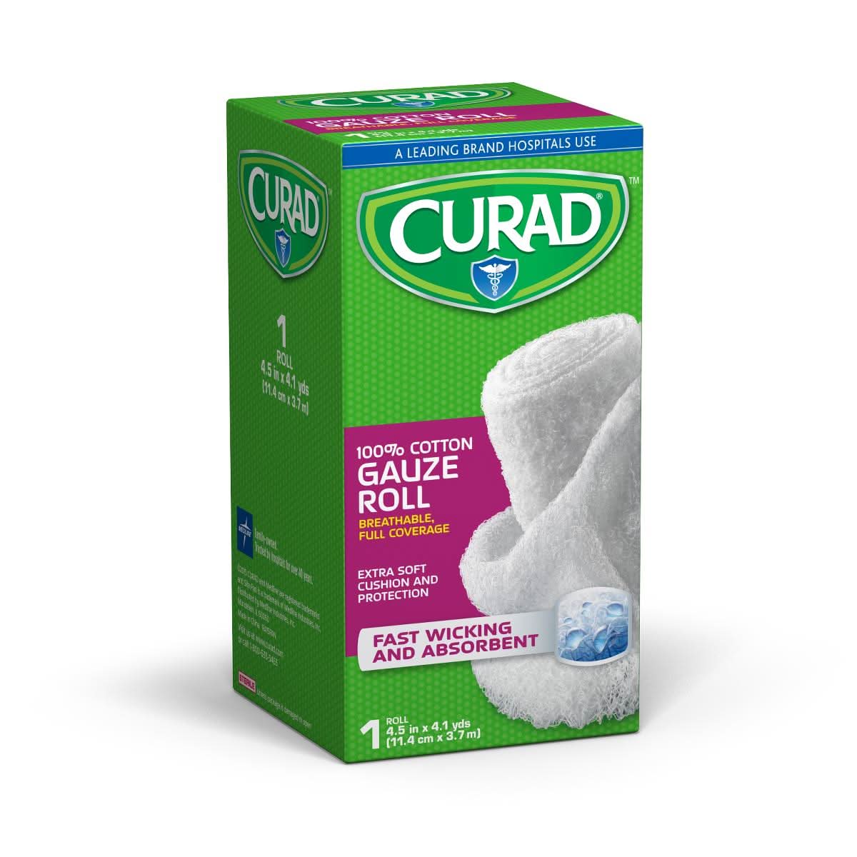 Medline CURAD Stretch Rolled Gauze