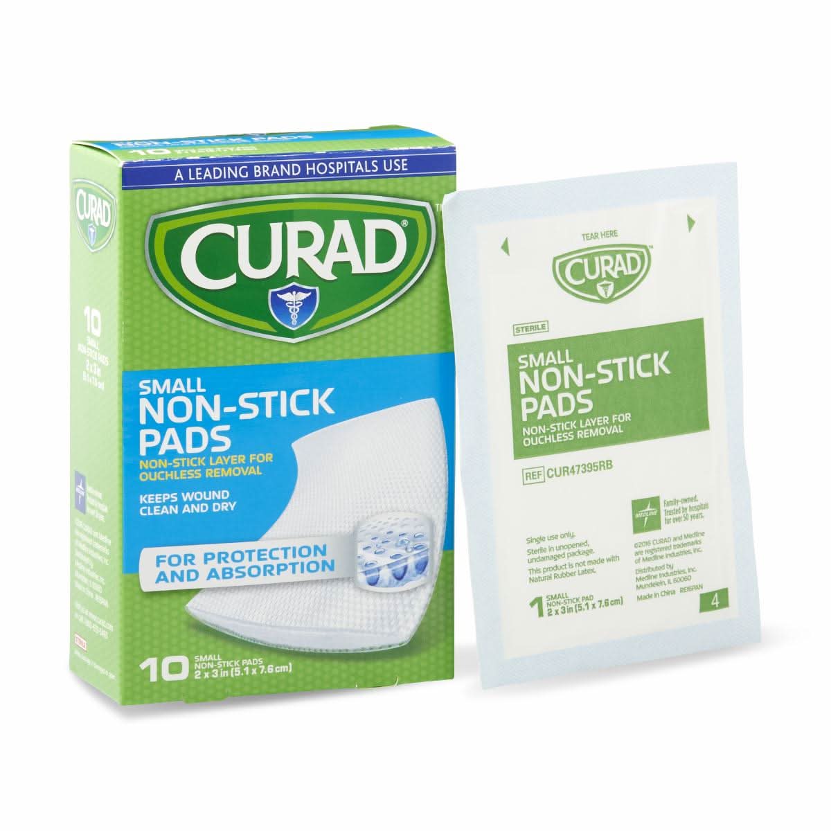 Medline CURAD Sterile Non-Stick Pads