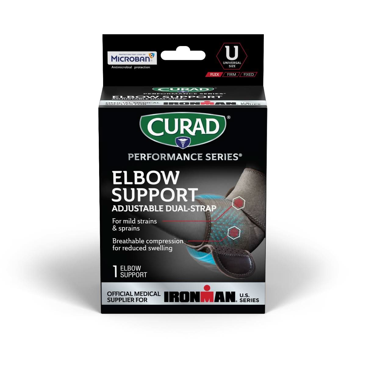 Medline CURAD IRONMAN Wrap-ArdElbowSuprtW/Microb