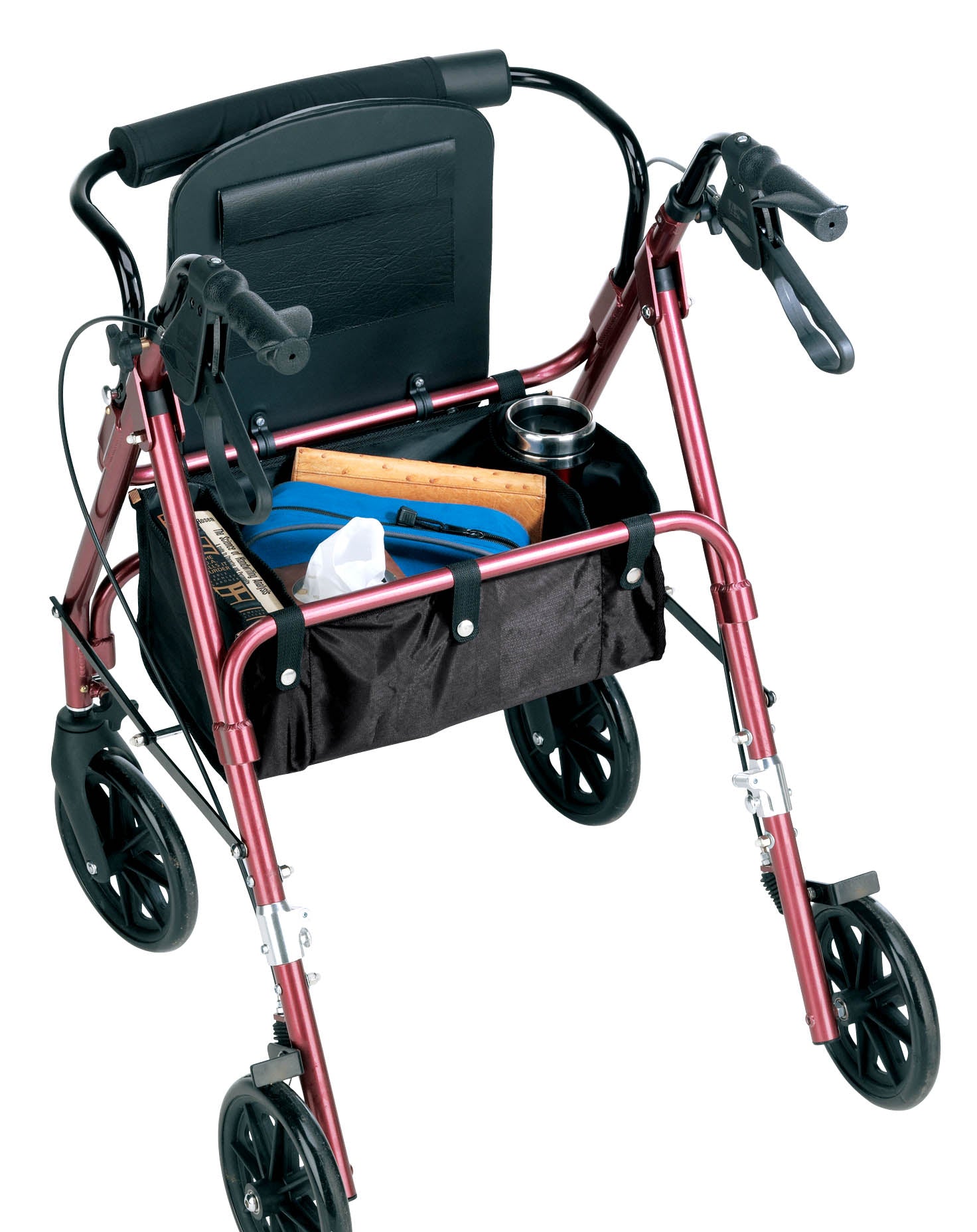 Compass Health Carex Rolling Walker - Burgundy