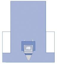 Medline Craniotomy T Surgical Drape with Pouch