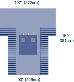 Medline Bilateral OrthoMax Extremity Surgical Drapes