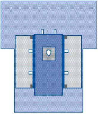 Medline OrthoMax Hip Drape w/Pouches