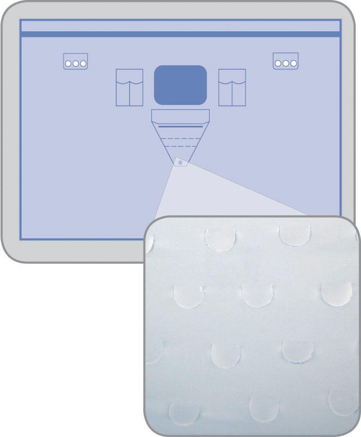 Medline Invisishield Patient Isolation Surgical Drapes with Pouches