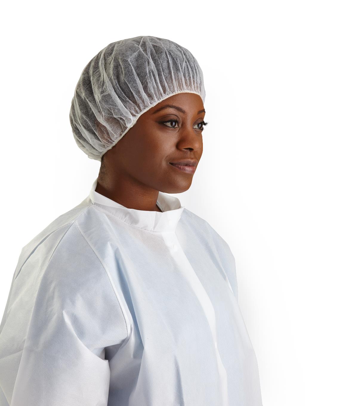 Medline Single-Ply Polypropylene Bouffant Caps