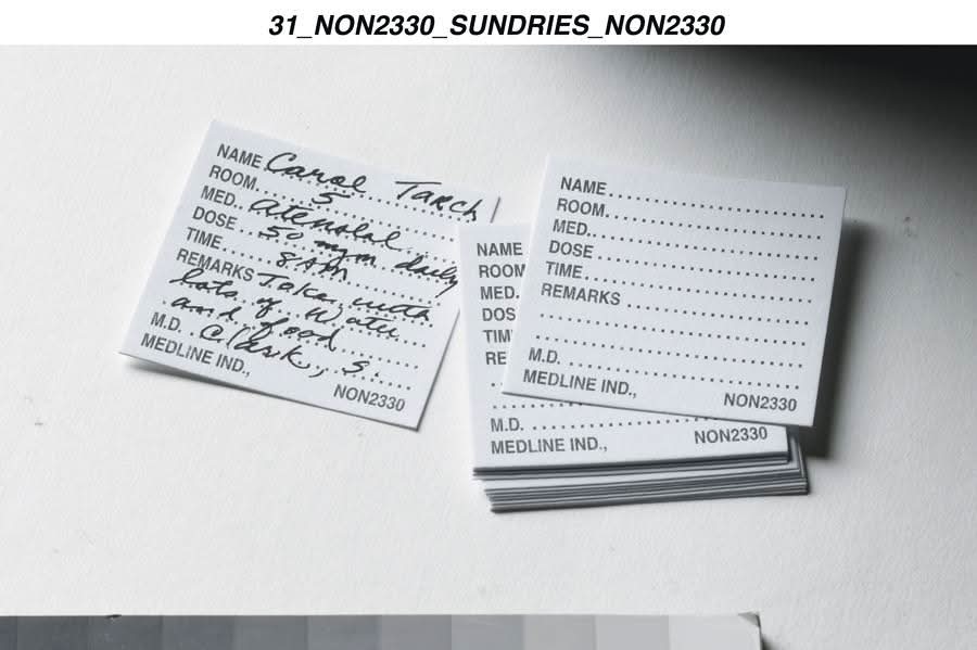 Medline Medication Time Cards