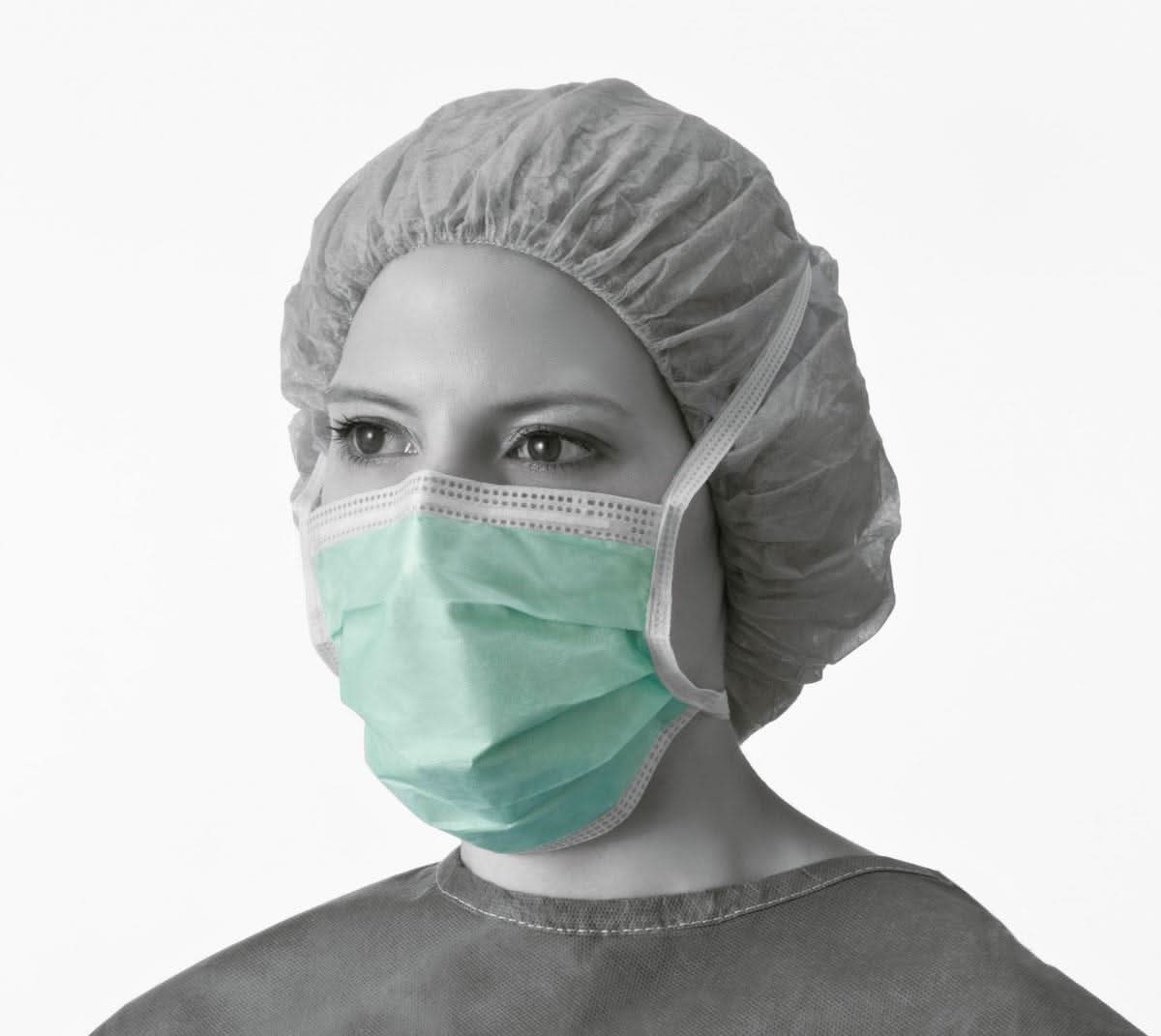 Medline Anti-Fog Surgical Face Masks with Ties