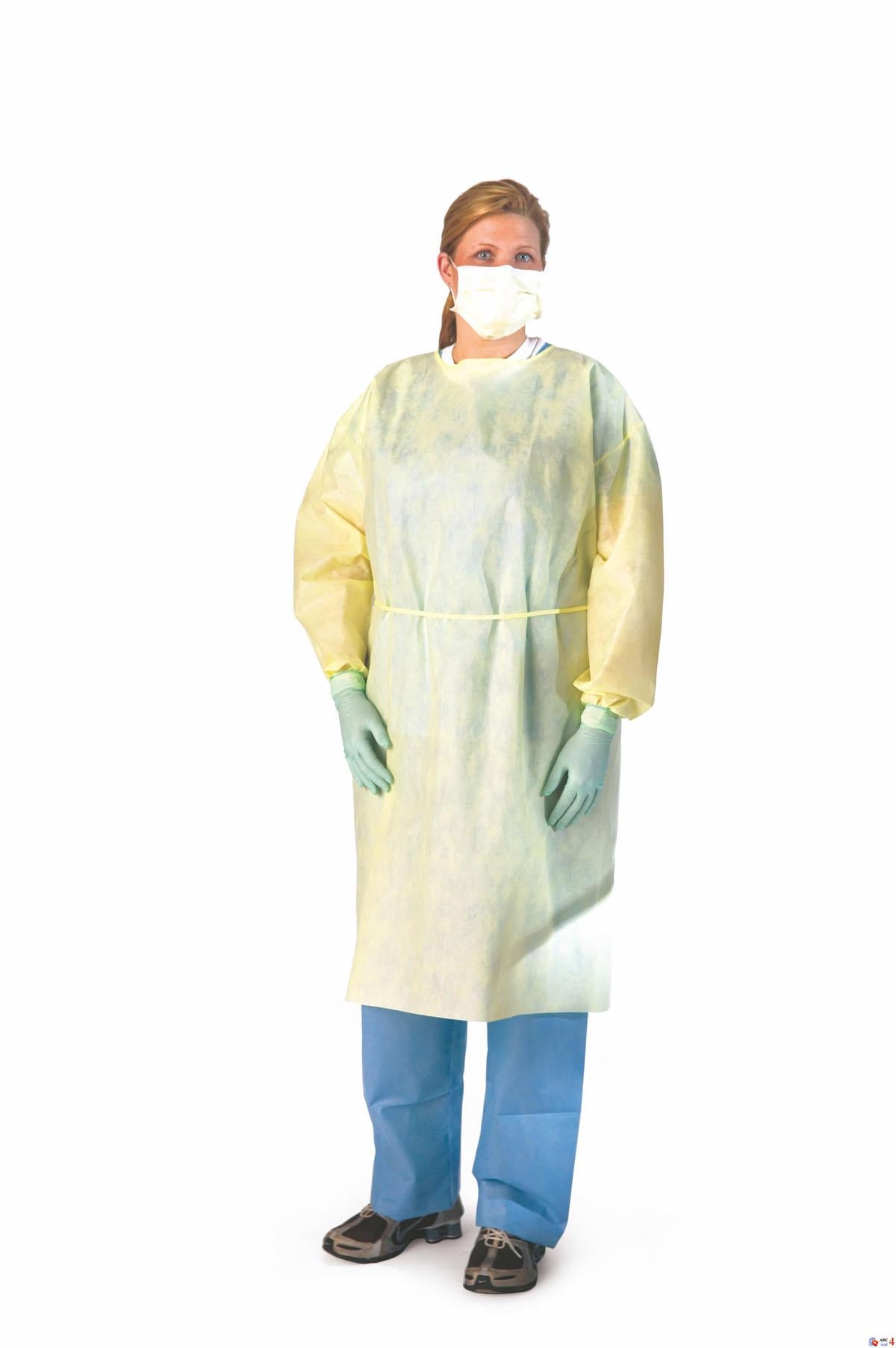 Medline Disposable Full Back SMS Cover Gown