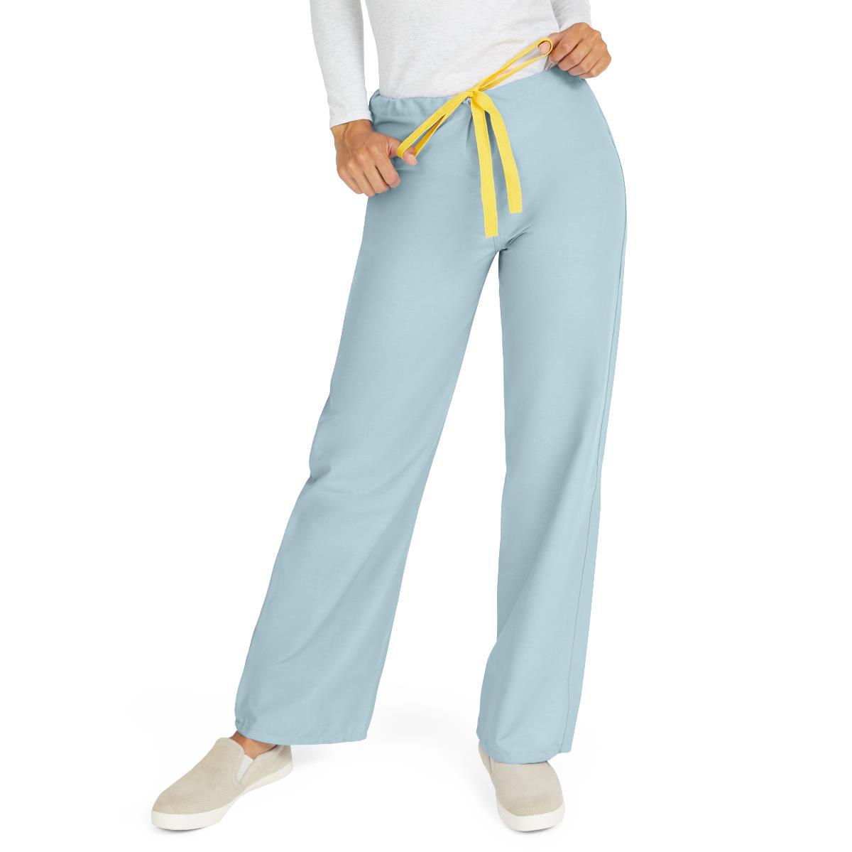 Medline AngelStat Style 600 Unisex Reversible Scrub Pants with Color Coding