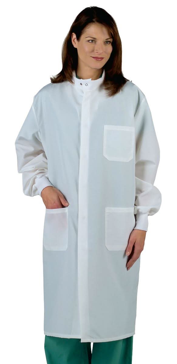 Medline Unisex ASEP Barrier Full Length Snap Fro