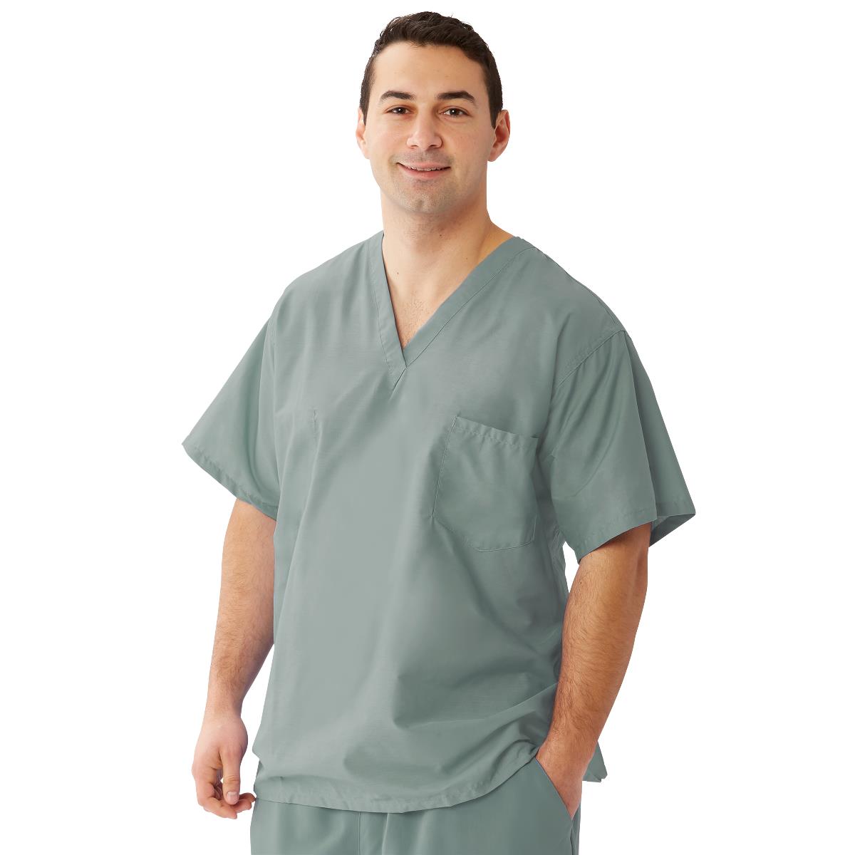 Medline Encore Unisex Reversible 1-Pocket Scrub Tops (Style 710)