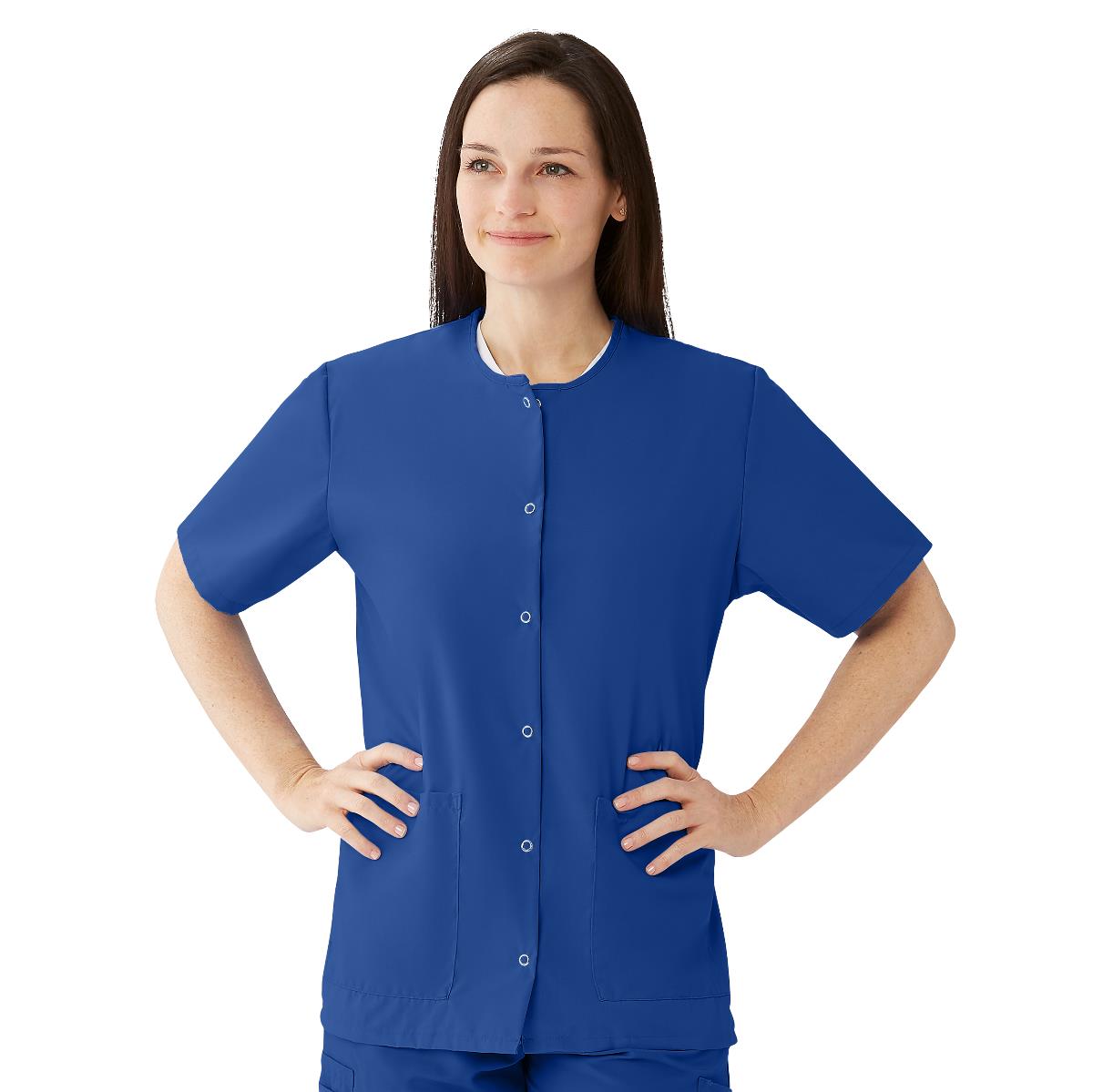 Medline AngelStat Women's Snap-Front Scrub Tops (Style 850)