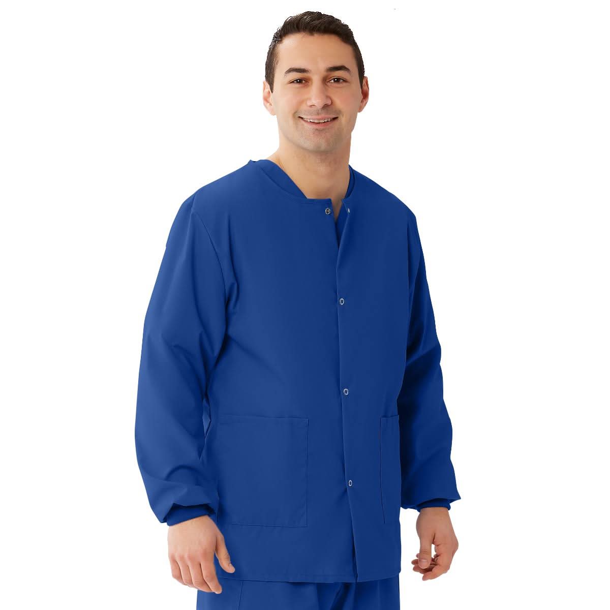 Medline AngelStat Sapphire Unisex Scrub Jackets