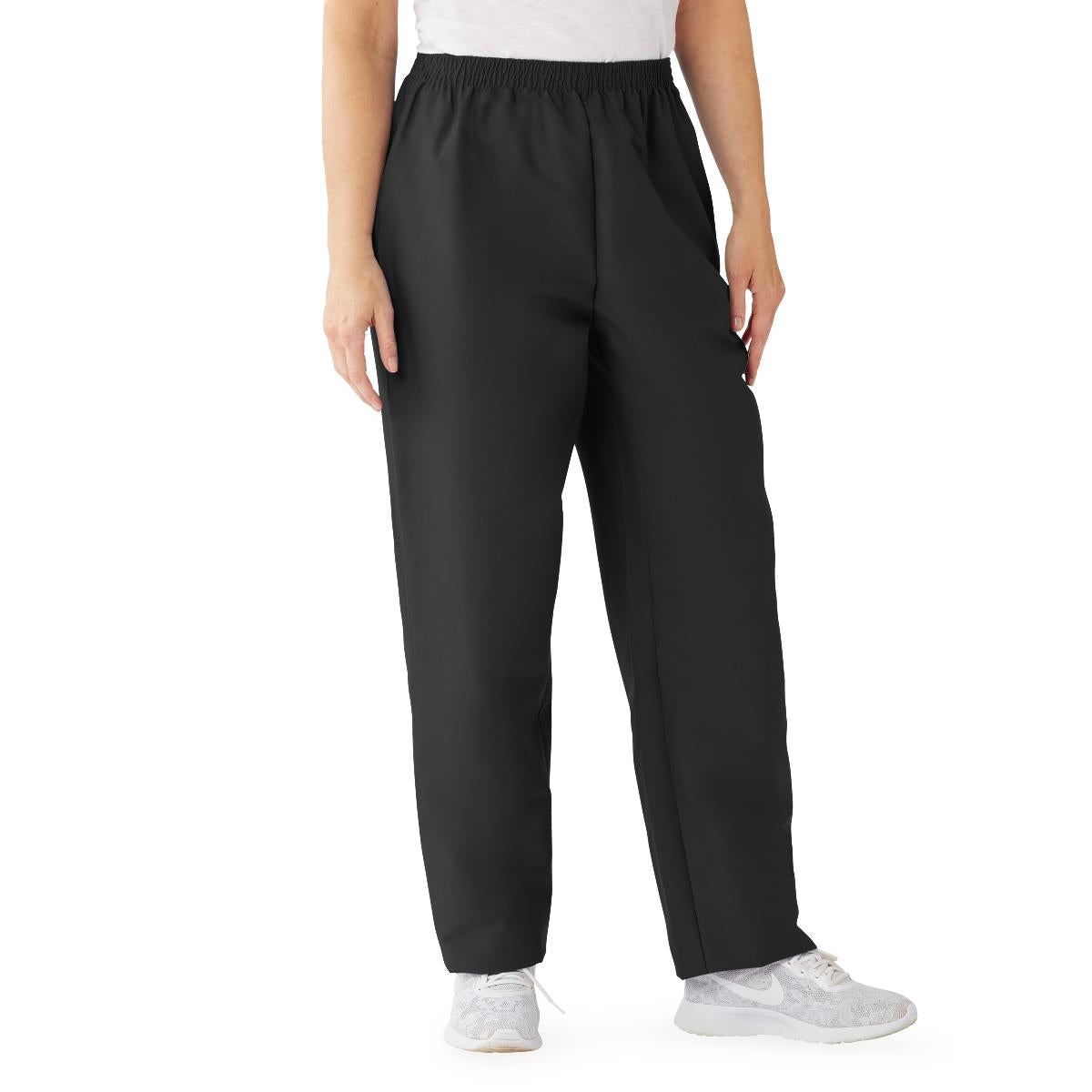 Medline ComfortEase Women's Elastic Waist Scrub Pants with 2 Pockets (Style 8850)