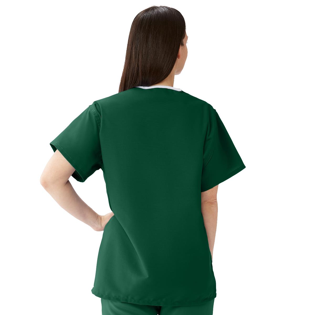 Medline ComfortEase Unisex Reversible 1-Pocket Scrub Tops (Style 910)