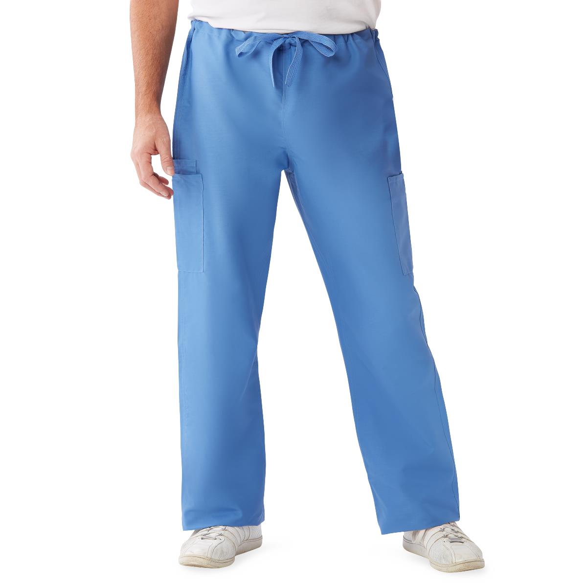 Medline ComfortEase® Unisex Nonreversible Cargo Pants with Drawstring