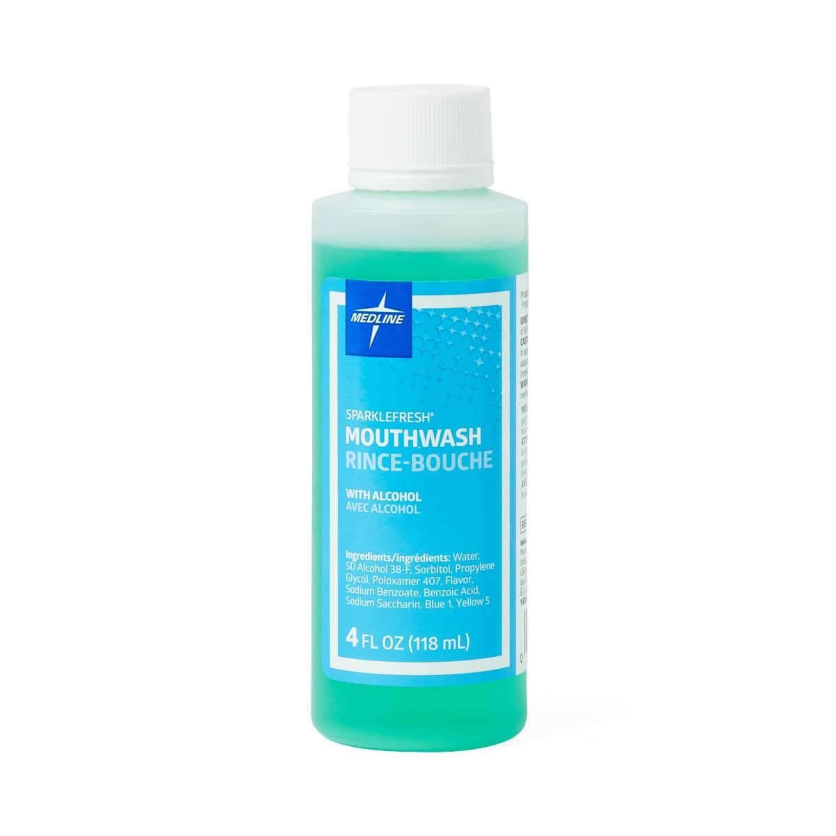Medline SparkleFresh Mouthwash with Alcohol