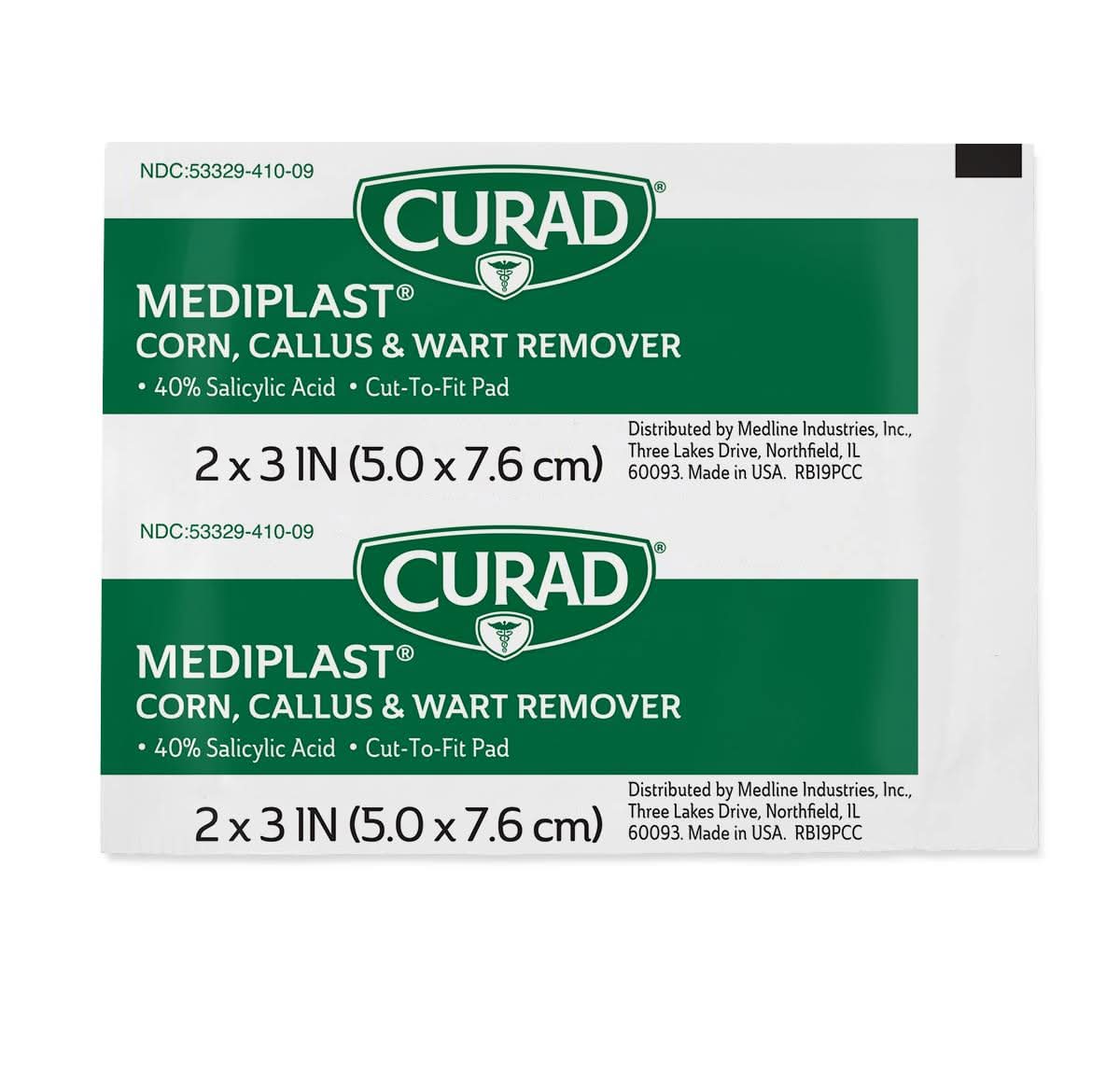 Medline CURAD Mediplast Wart Pads