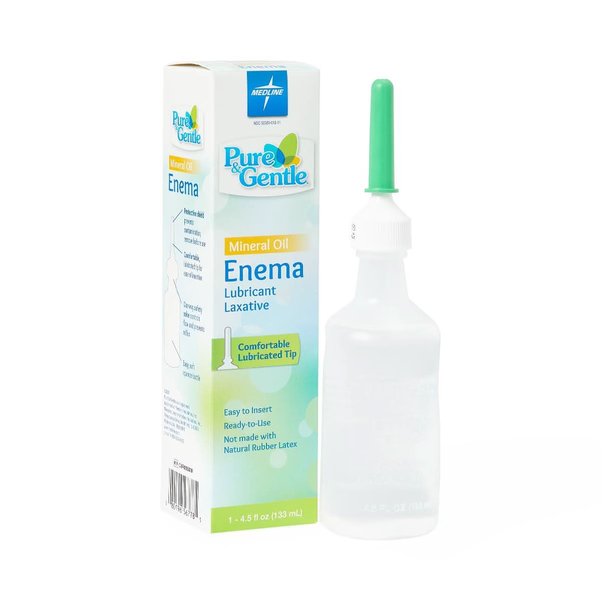 Medline Pure & Gentle Disposable Mineral Oil Enema