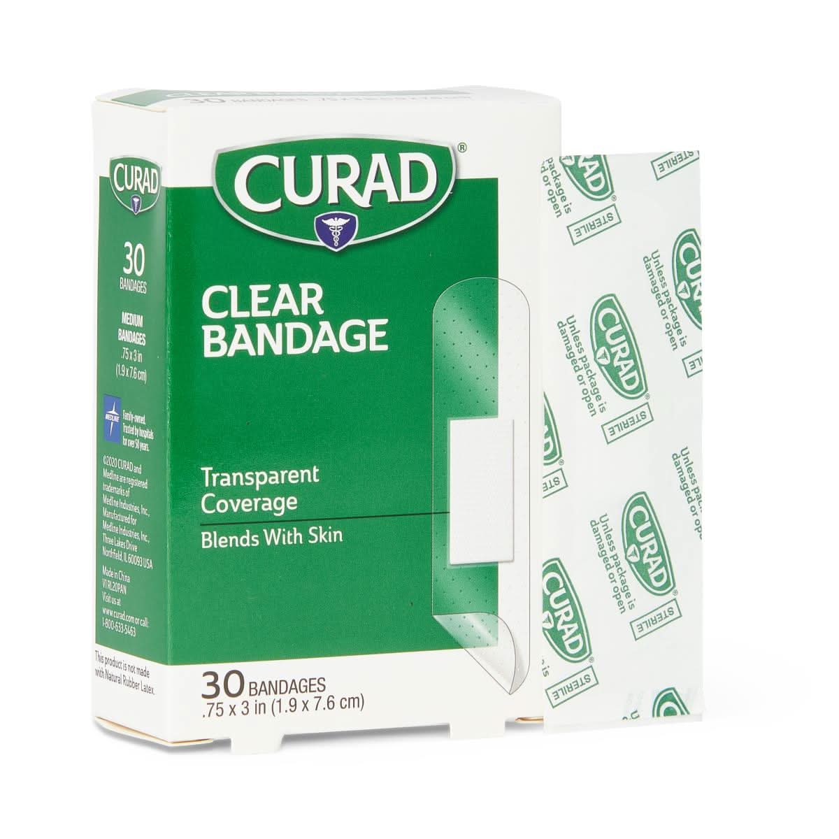 Medline CURAD Clear Adhesive Bandages