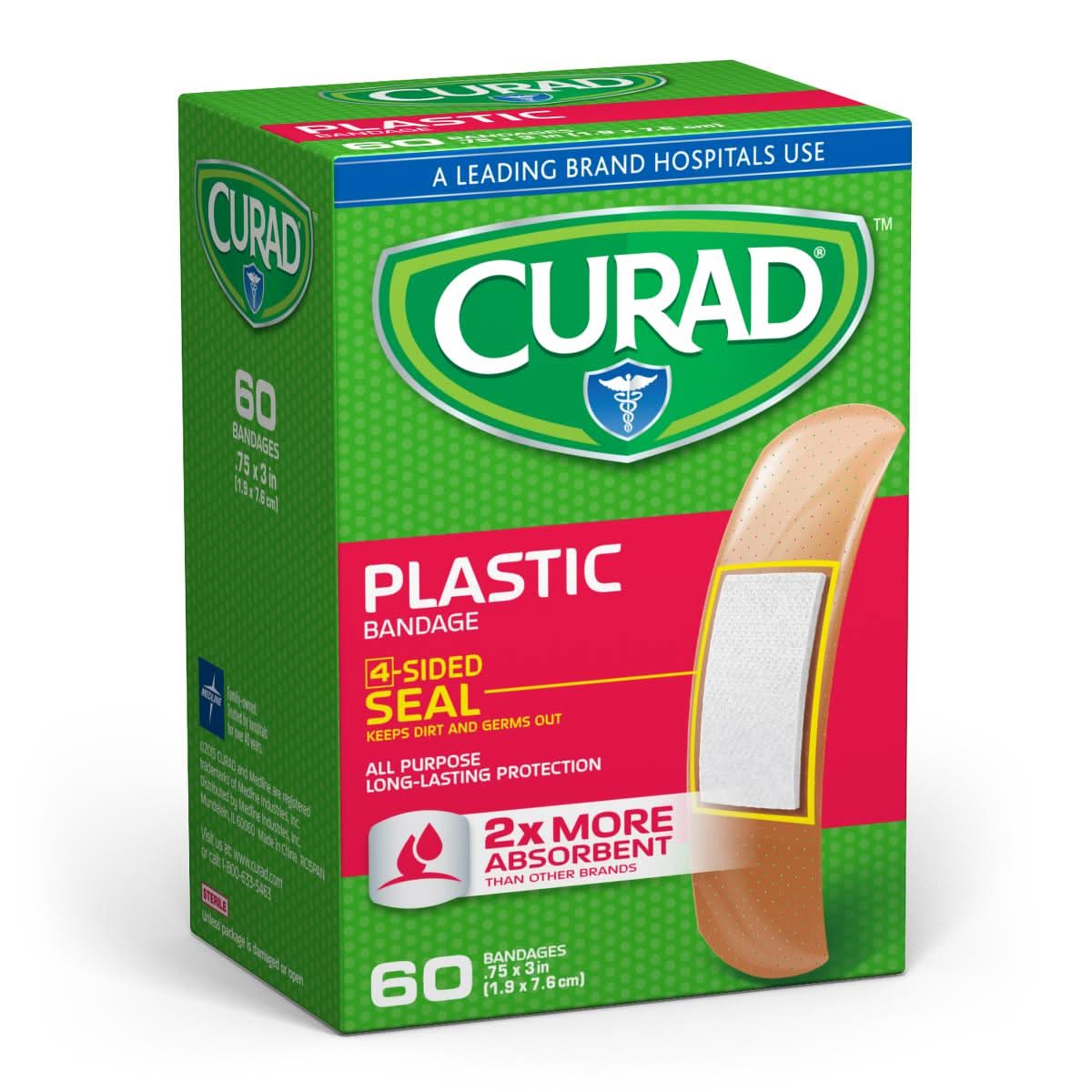 Medline Curad Plastic Adhesive Bandages