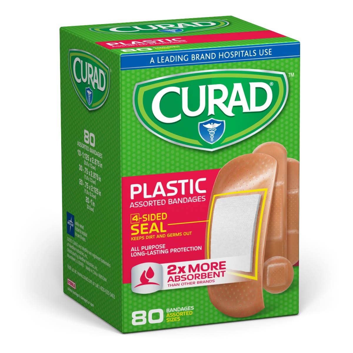 Medline Curad Plastic Adhesive Bandages
