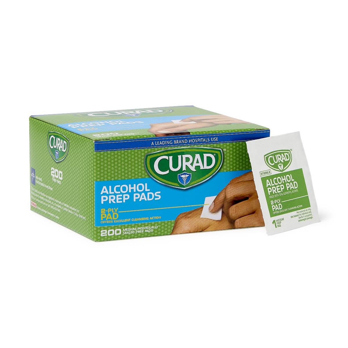 Medline CURAD Sterile Alcohol Prep Pads