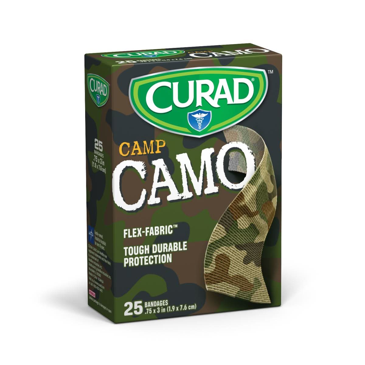 Medline CURAD Camo Flex-Fabric Adhesive Bandages