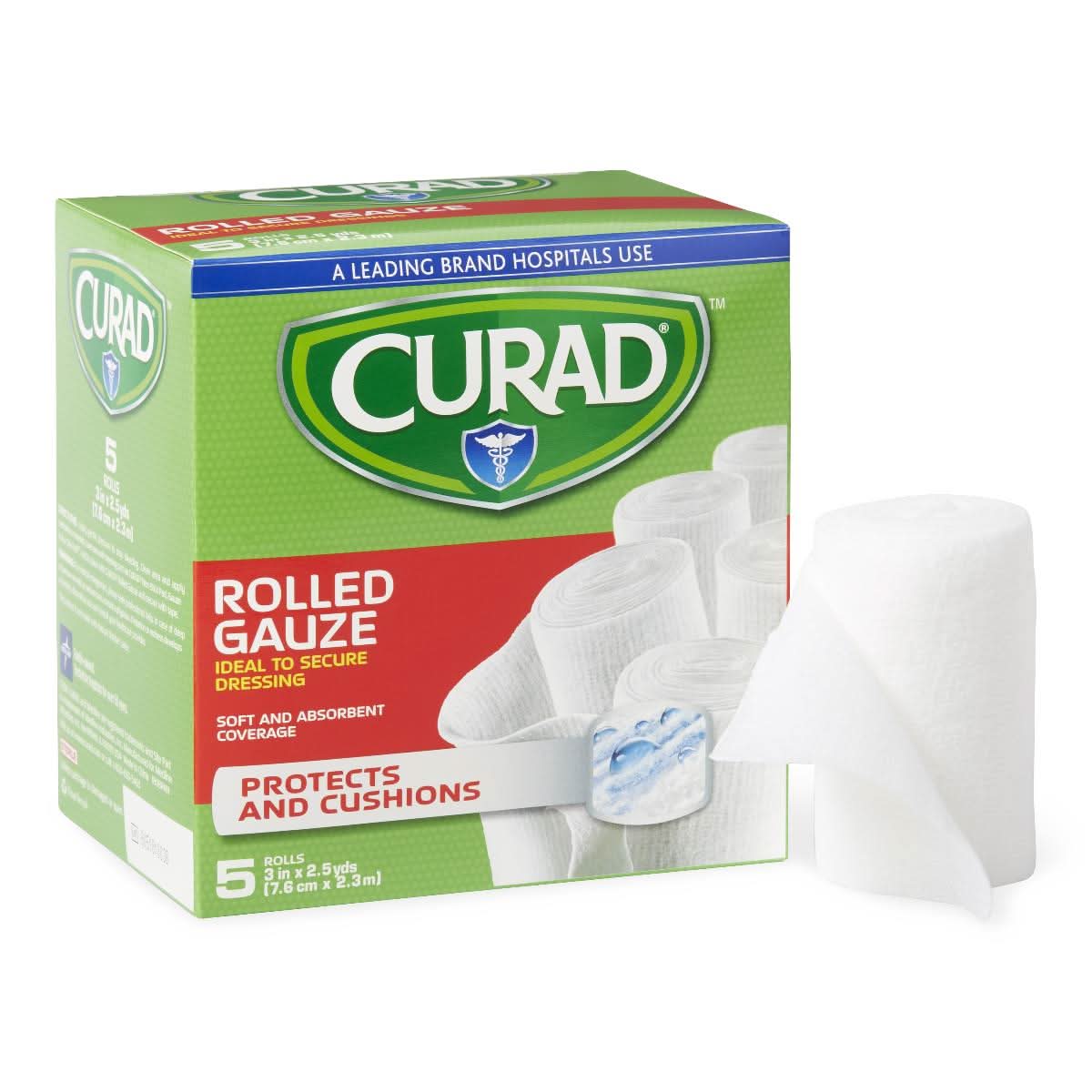 Medline Curad Prosorb Rolled Gauze
