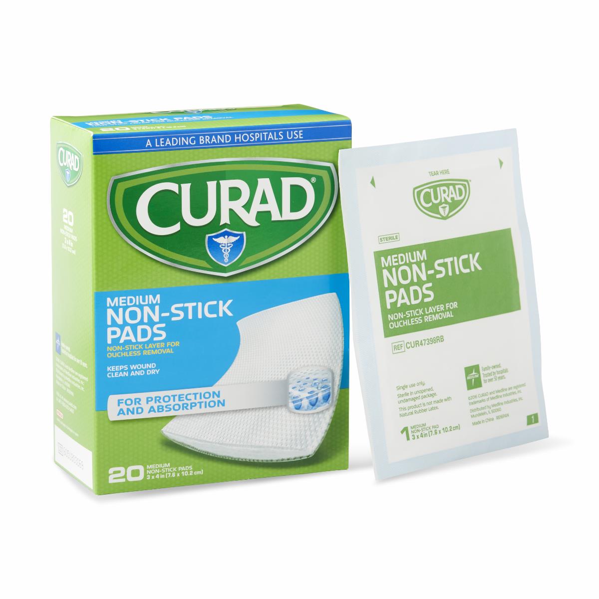 Medline CURAD Sterile Nonstick Pads