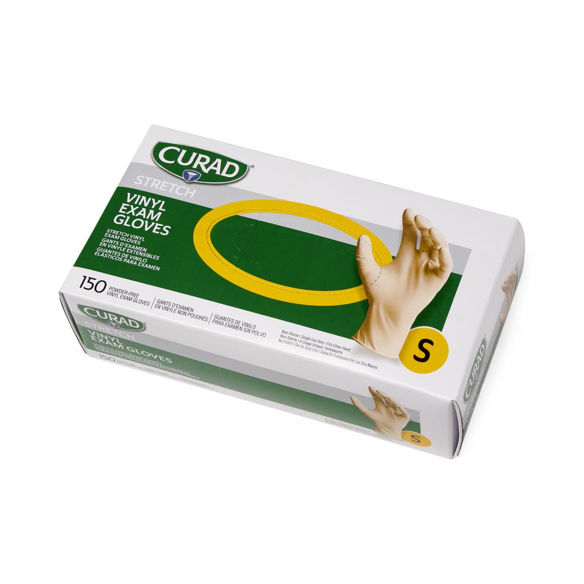 Medline CURAD Stretch Vinyl Exam Gloves