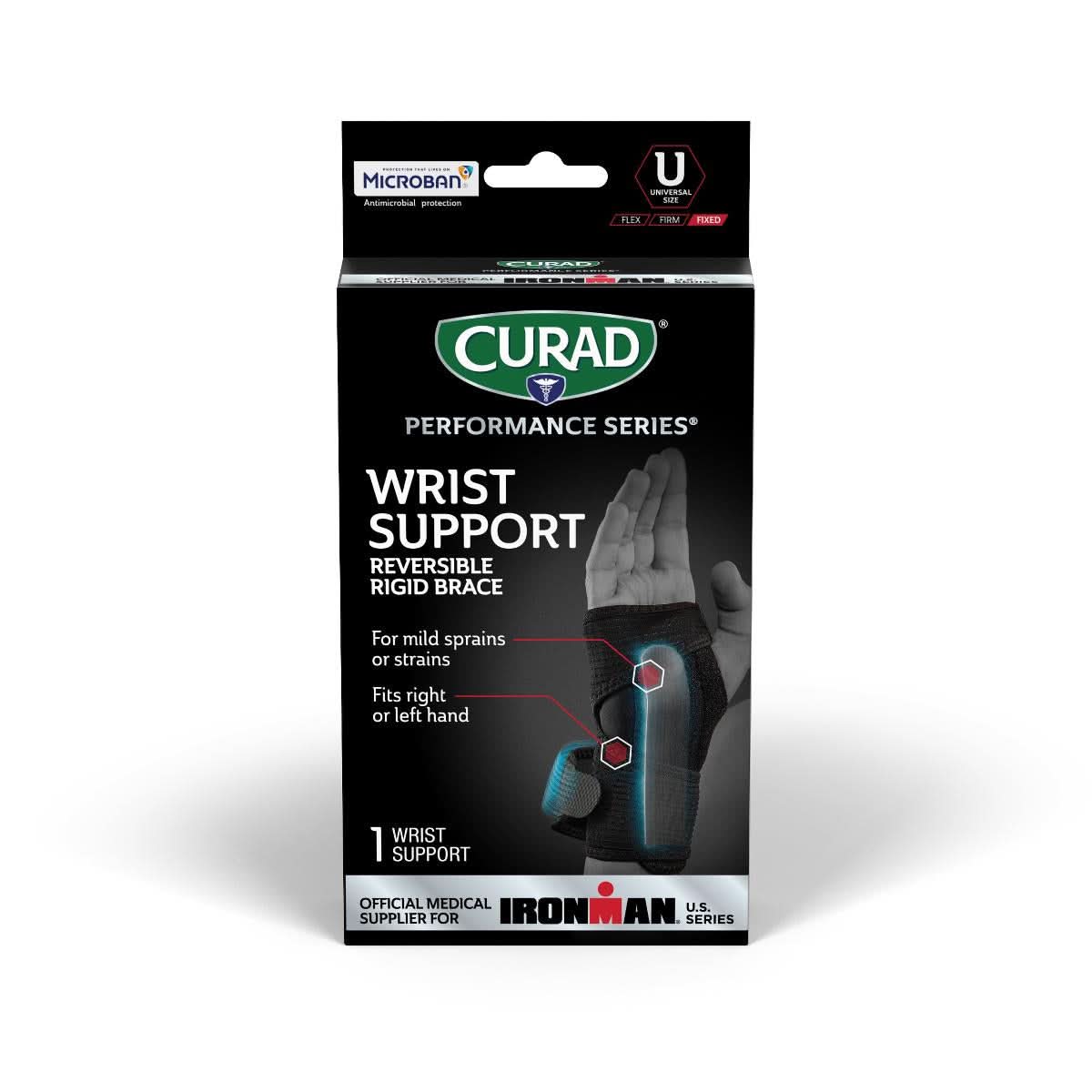Medline CURAD Performance Series IRONMAN Reversible Wrist Braces