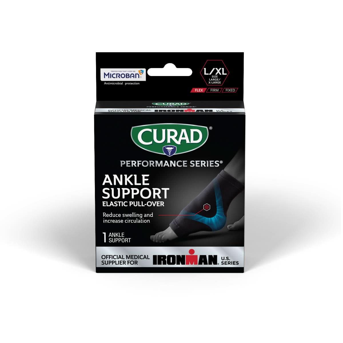 Medline CURAD Performance Series IRONMAN Elastic Ankle Supports