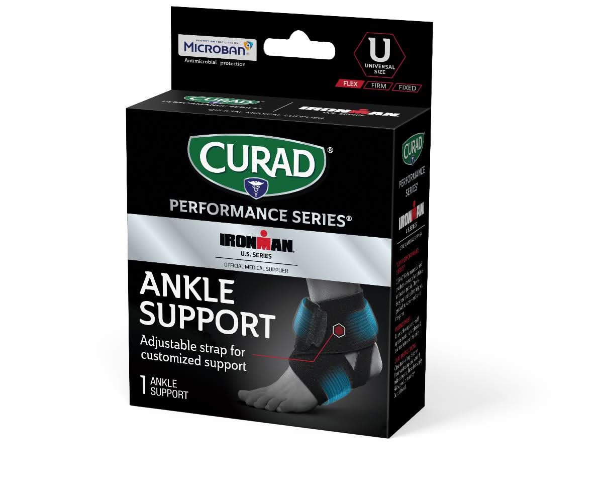 Medline CURAD Performance Series IRONMAN Adjustable Ankle Wraps