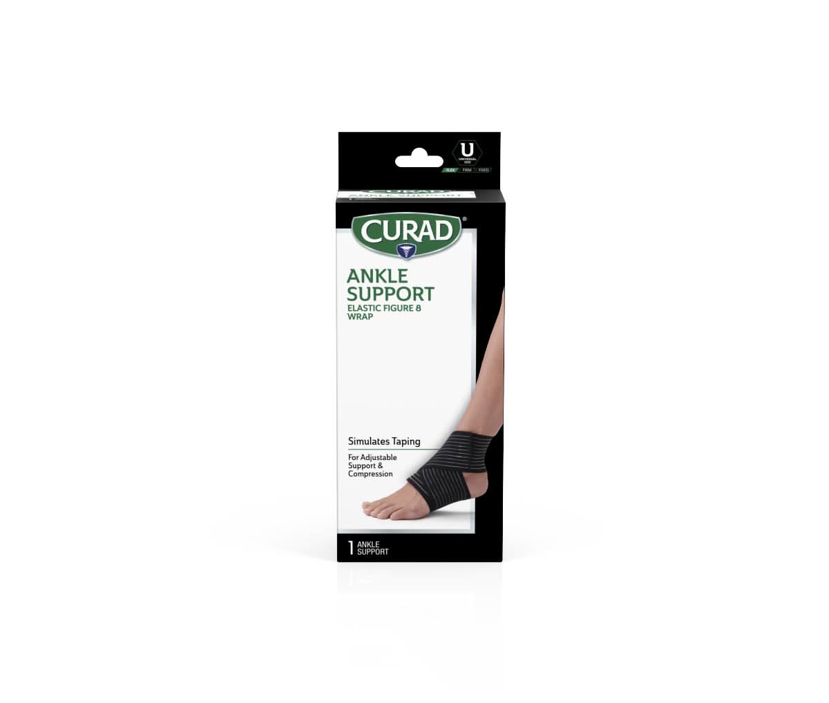 Medline Curad Figure Eight Elastic Ankle Wrap