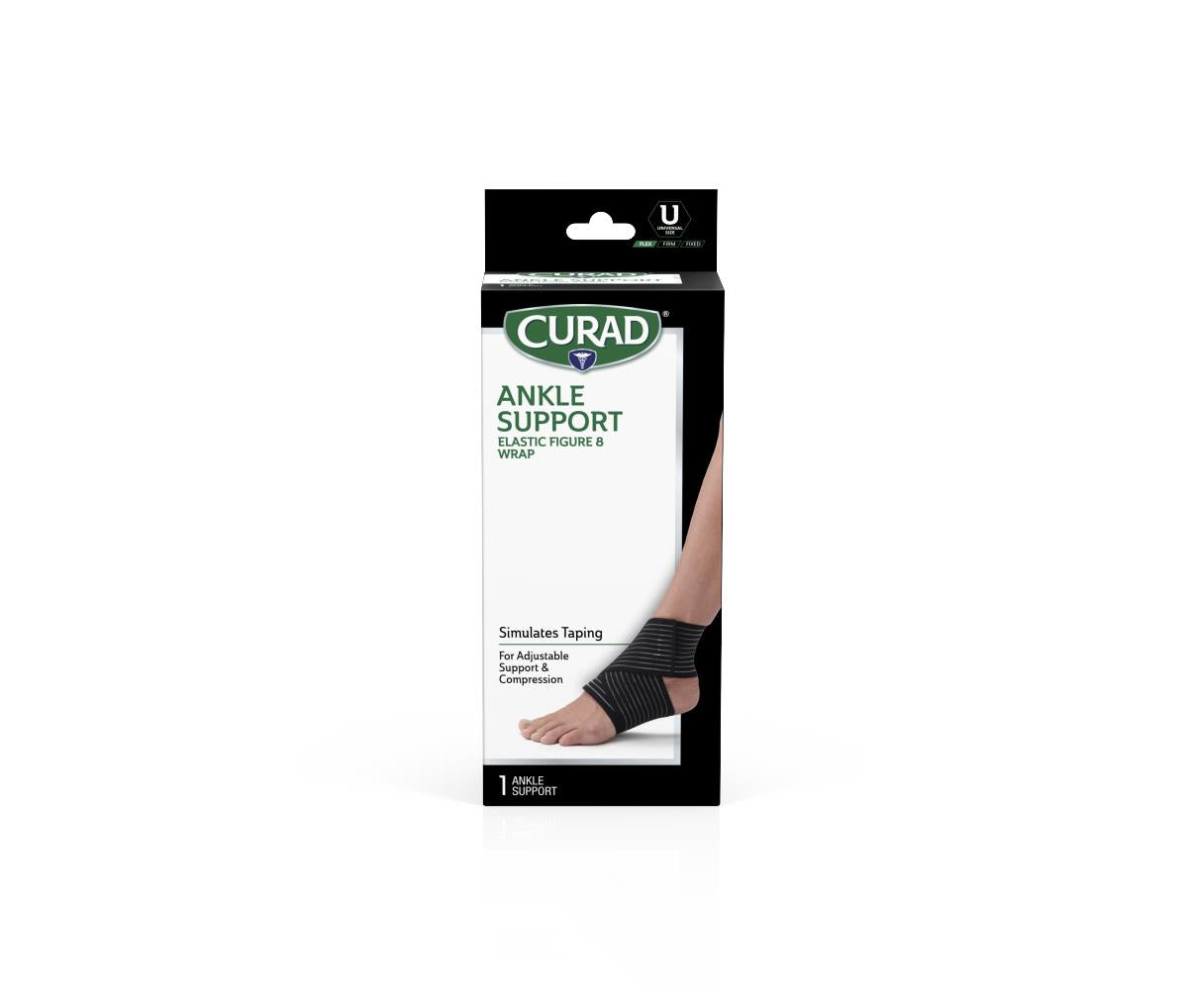 Medline CURAD Figure-8 Elastic Ankle Wraps