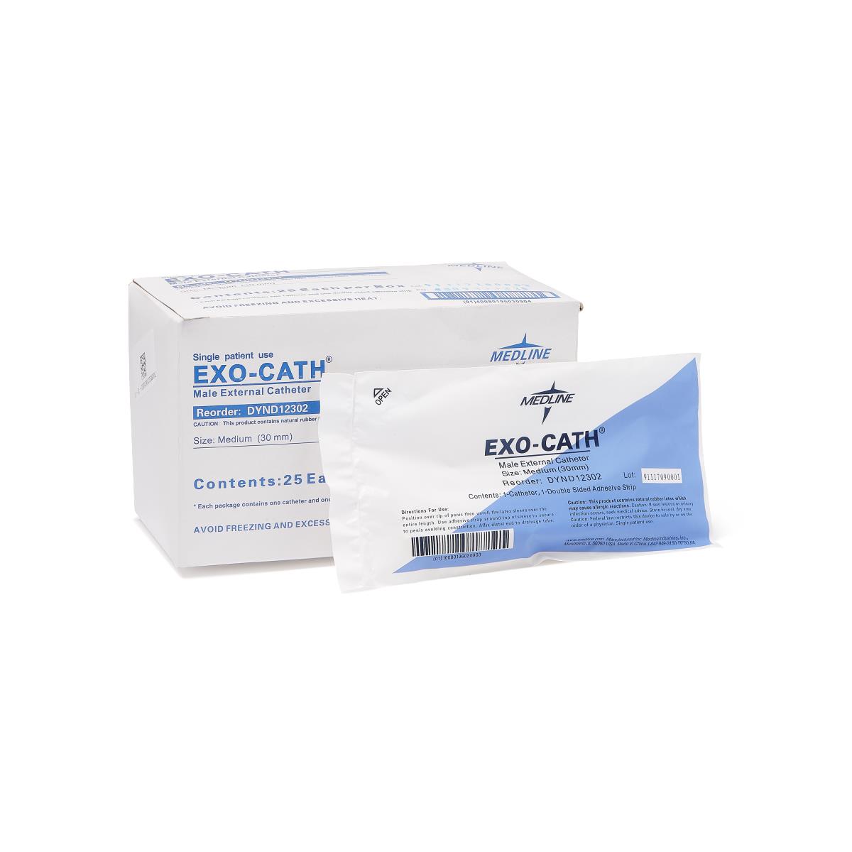 Medline Latex Male External Catheters