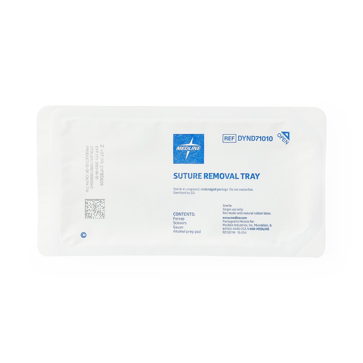 Medline Floor Grade Suture Removal Trays