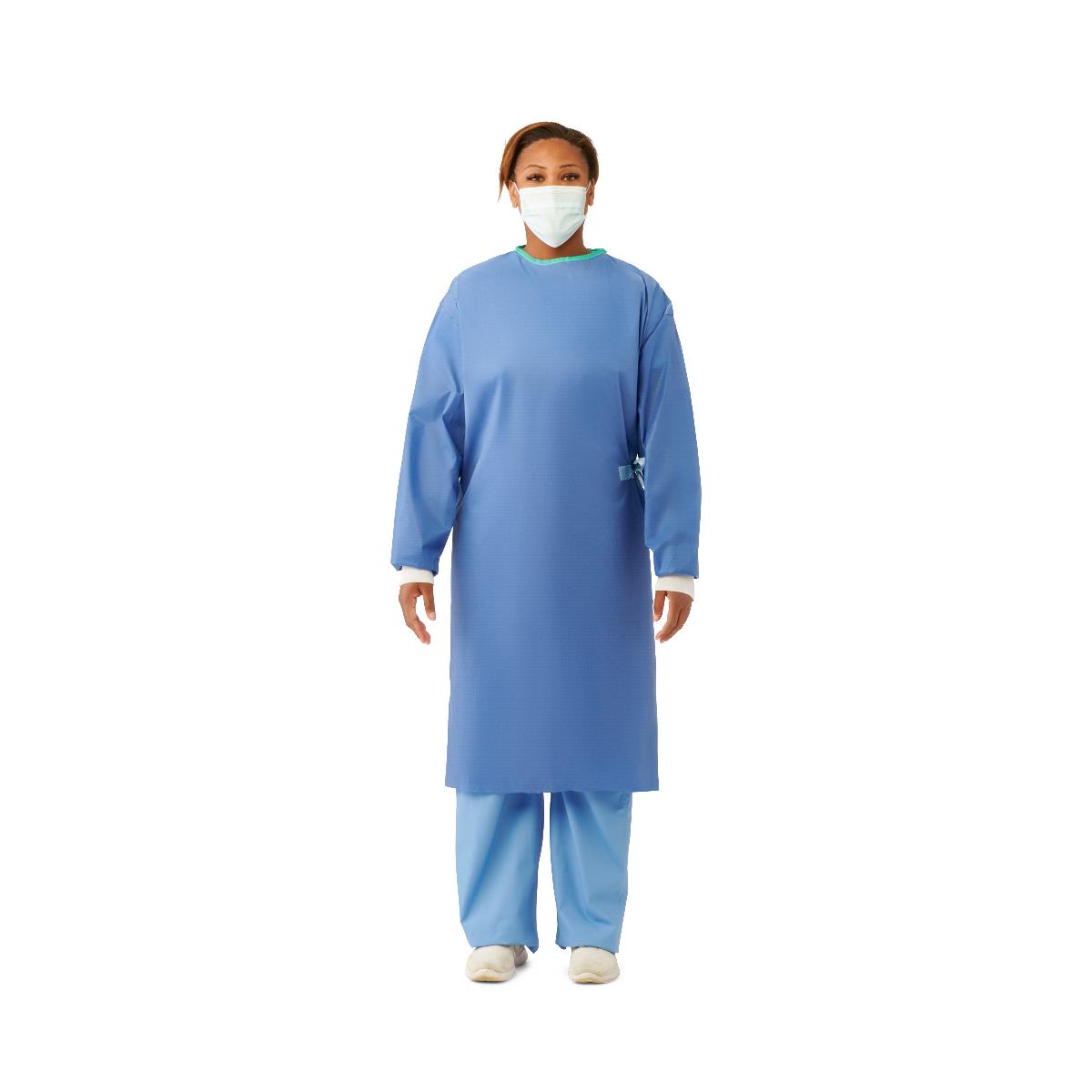 Medline Sterile Eclipse Non-Reinforced Surgical Gowns with Set-In Sleeves
