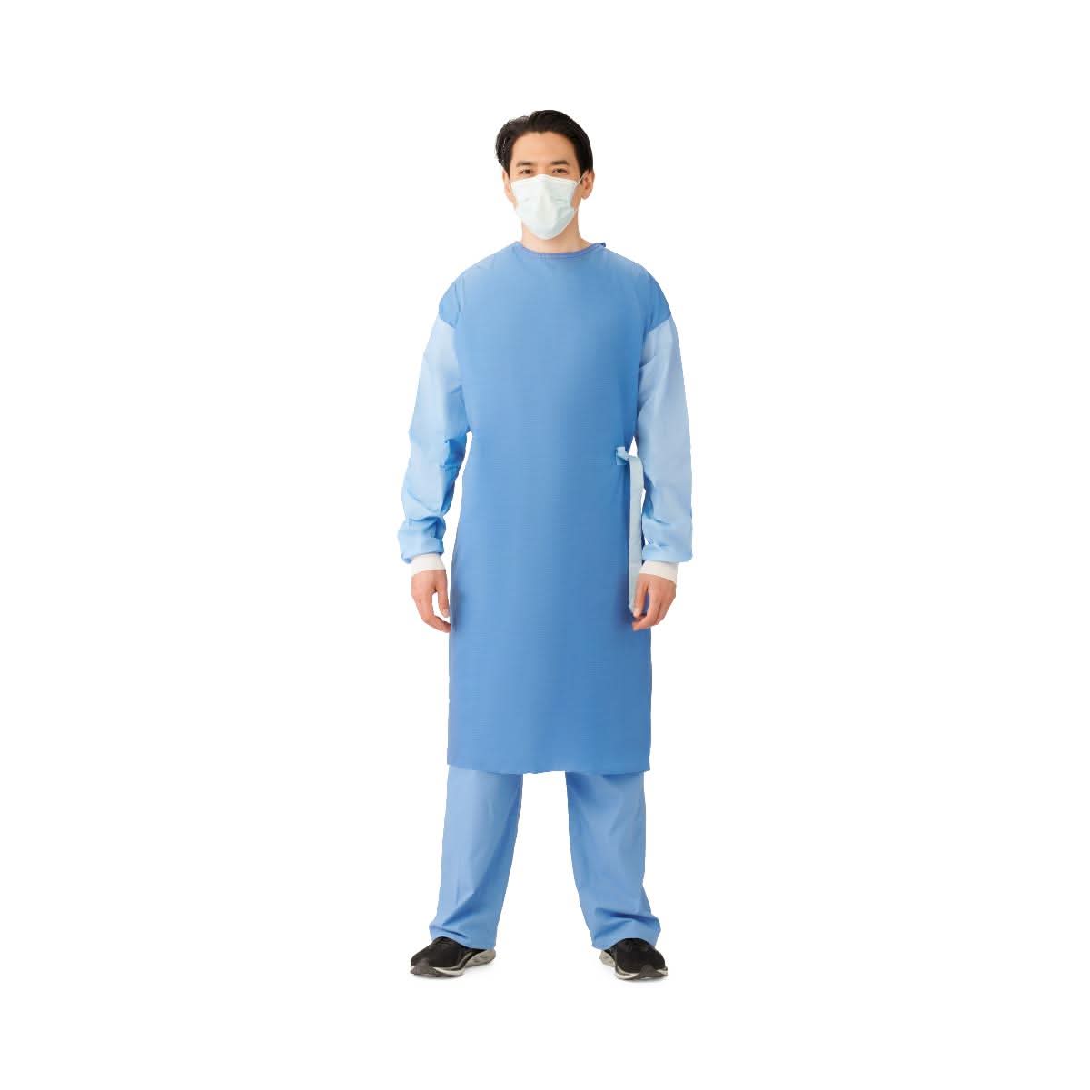 Medline Sterile Poly-Reinforced Breathable Film Sleeve Eclipse Gown