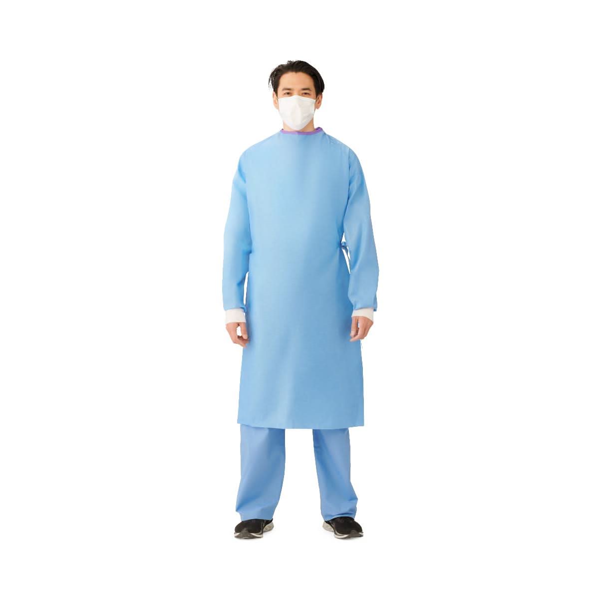Medline Sterile Nonreinforced Sirus Surgical Gowns with Raglan Sleeve