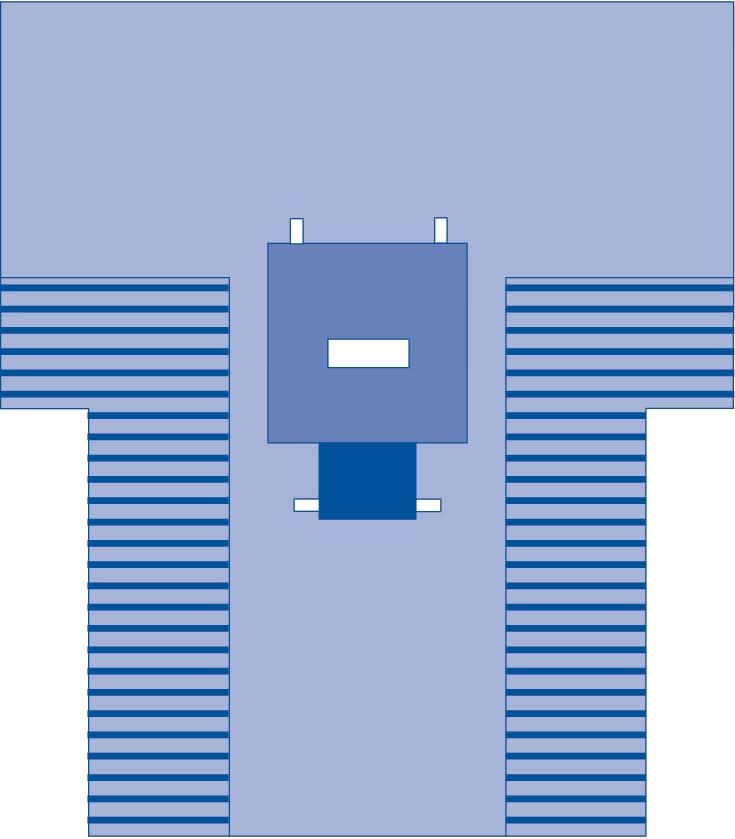 Medline Transverse Laparotomy T-Drape