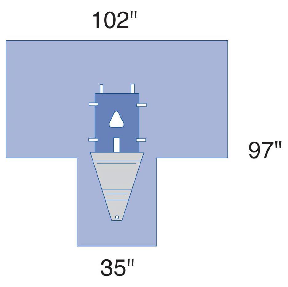 Medline Sterile Laparoscopic Perineal Surgical Pack, Eclipse