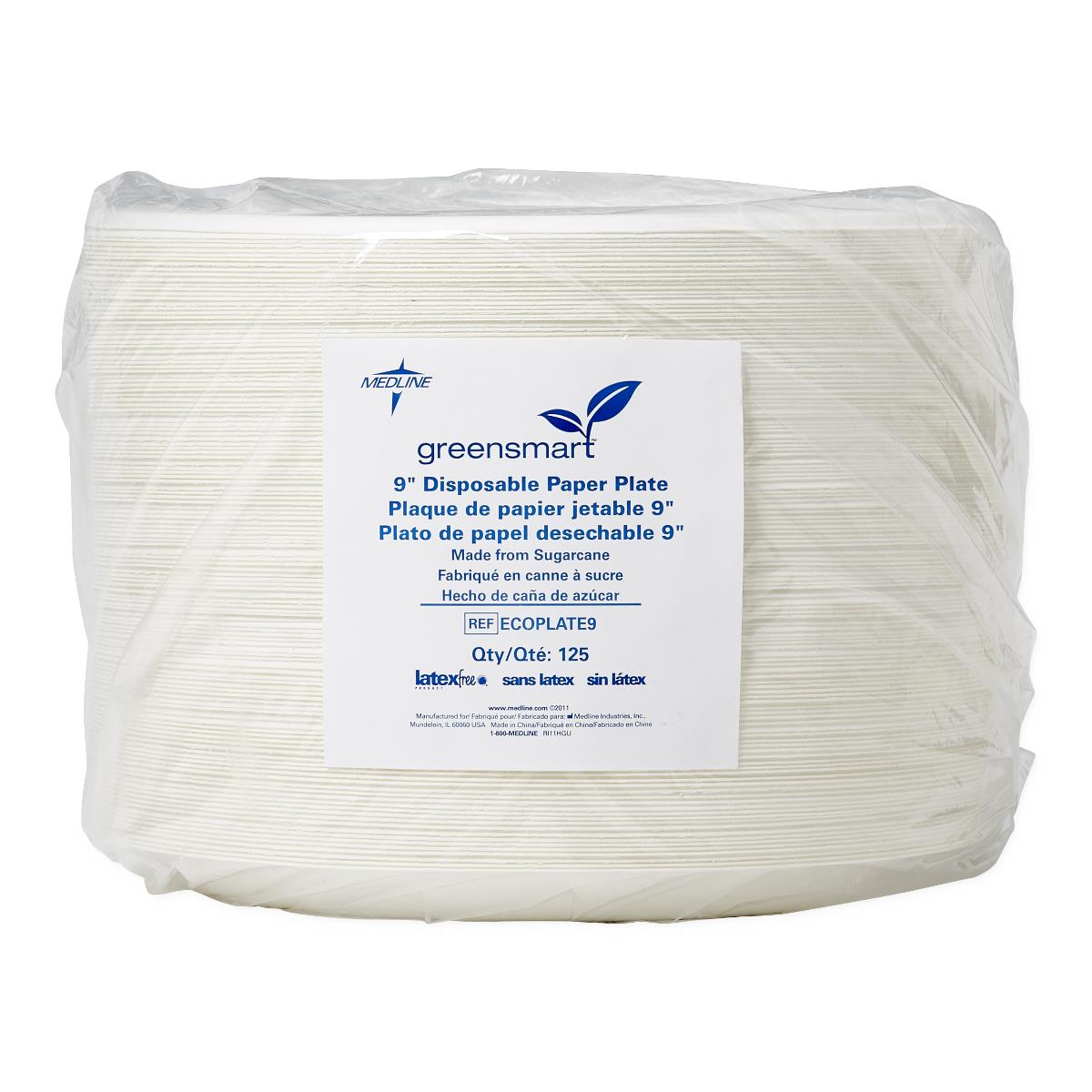 Medline Eco-Friendly Paper Plates
