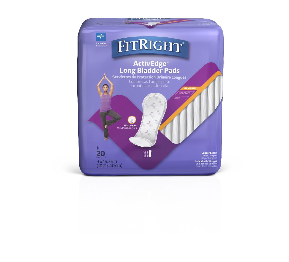 Medline FitRight Bladder Control Pads