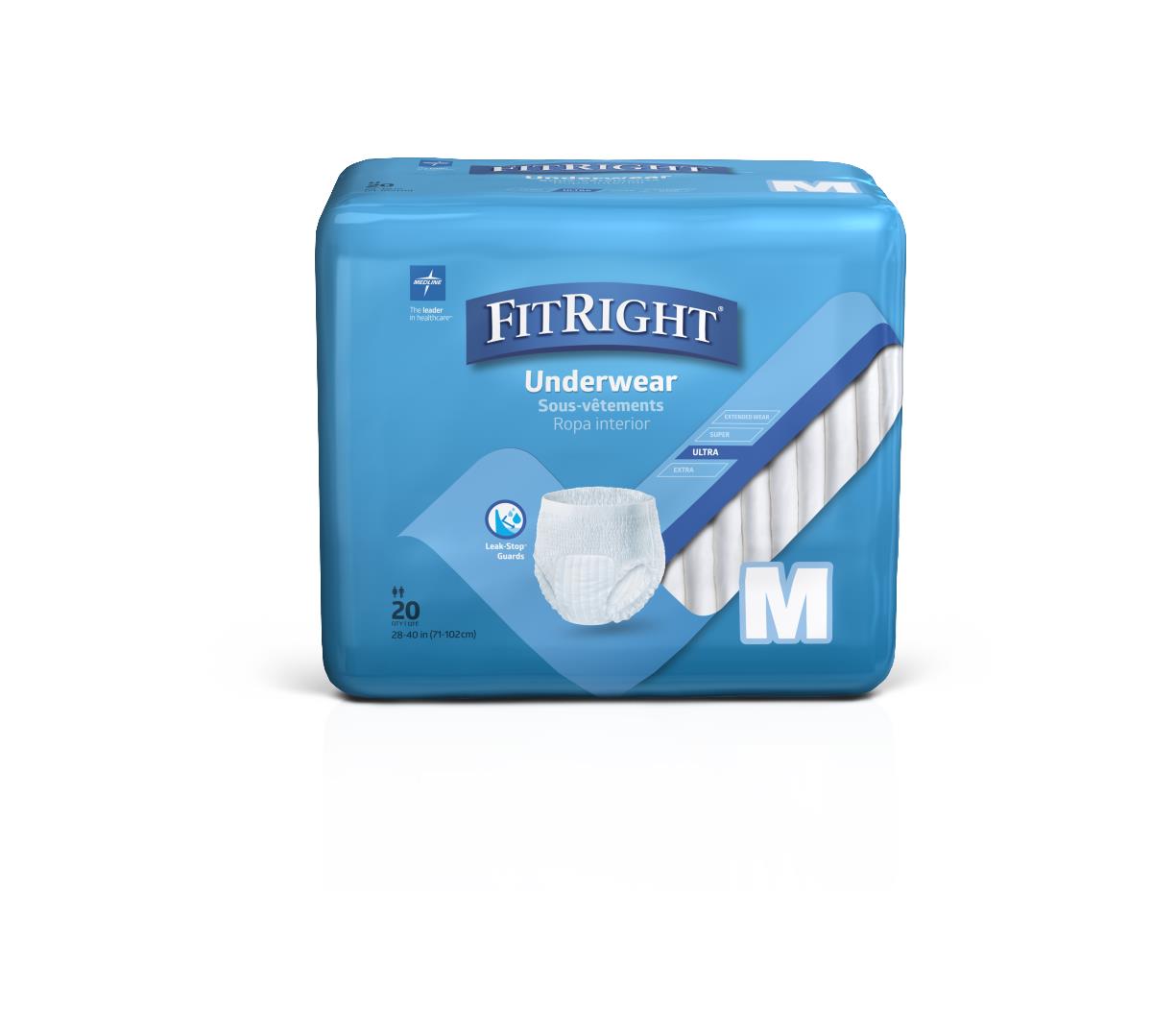 Medline FitRight Ultra Adult Incontinence Underwear
