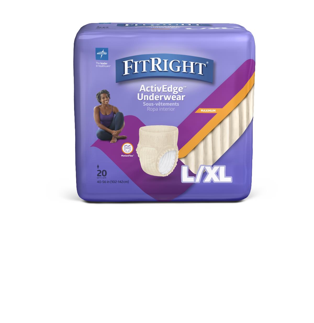 Medline FitRight Ultra Women's Incontinence Underwear